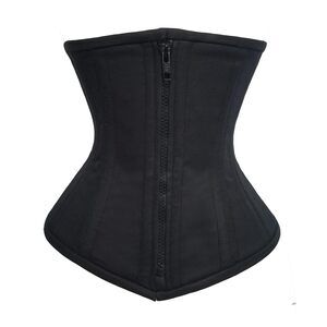 3383 Heavy Duty 26 Double Steel Boned Waist Training Cotton Underbust Tight